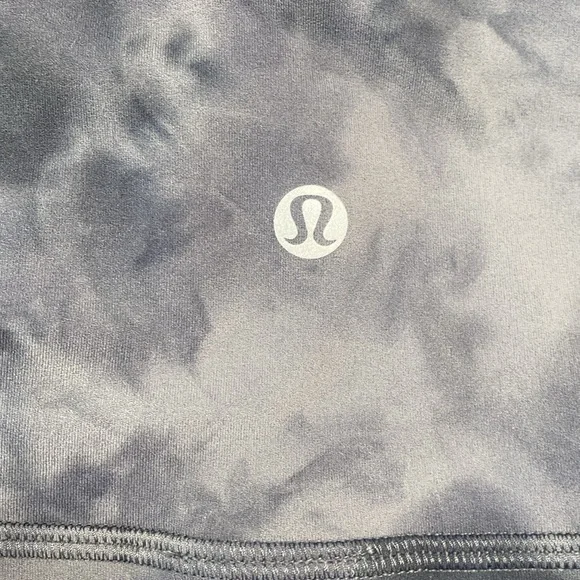 Lululemon Diamond Dye Grey Graphite Groove Super-High-Rise Flared Pant | Size 6 - Picture 6 of 9